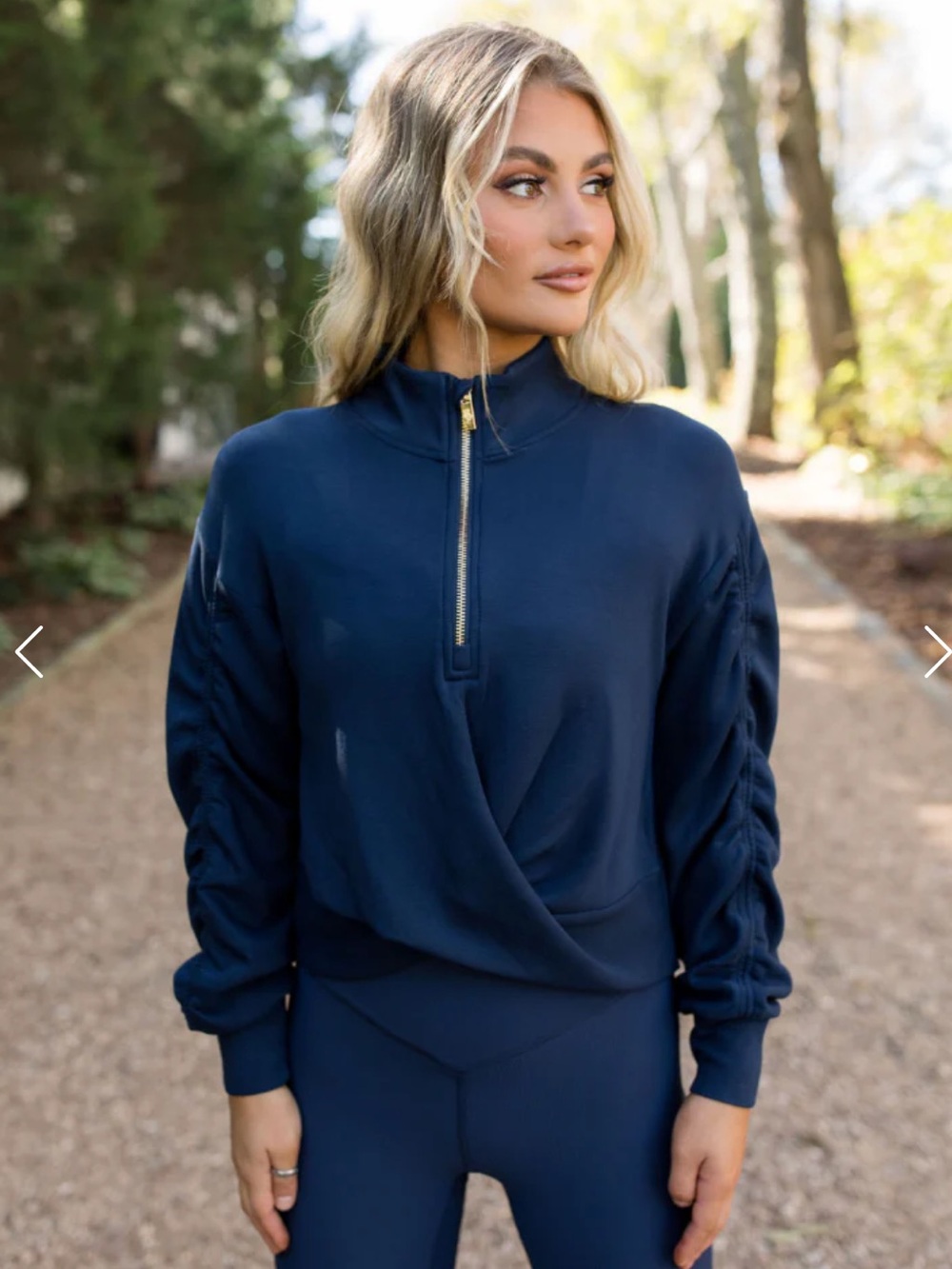 Salt Project Cloudluxe Twist Quarter Zip